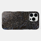 ペイントの斑点が銀河に見える iPhoneケース (裏面横)
