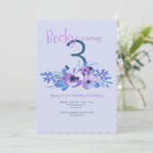 ペイントインブルー招待状 招待状 (スタンド正面)