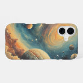 ペイントギャラクシー最高点 iPhone 16ケース (裏面横)