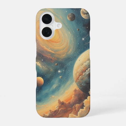 ペイントギャラクシー最高点 iPhone 16ケース (裏面)
