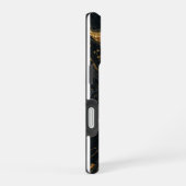 ペイントスタイルの抽象的なデザインが特徴のiPhone 16ケース iPhone 16ケース (右側面)