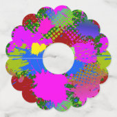 ペイントスプラッシュパターン3 ワイングラスタグ (裏面)