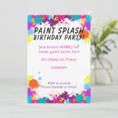 ペイントスプラッシュ 招待状 (スタンド正面)