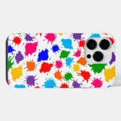 ペイントスプラッター iPhoneケース (裏面横)