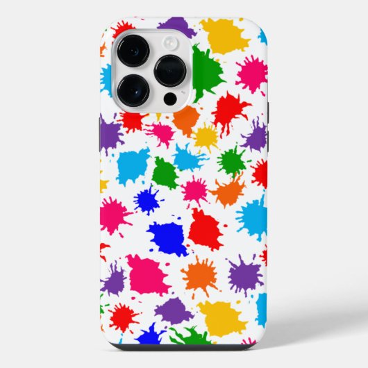 ペイントスプラッター iPhoneケース (裏面)