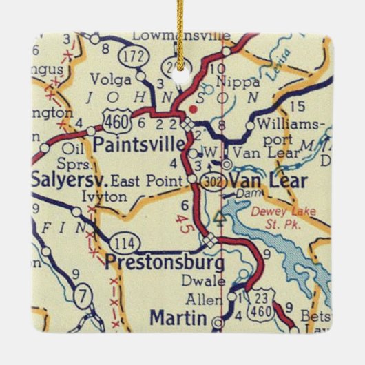 ペイントズビルKYヴィンテージマップ セラミックオーナメント (裏面)