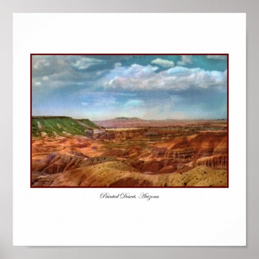 ペイントデザート キャンバスプリント ポスター (正面)