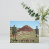 ペイントドヒルズ、オレゴン州 旅行写真 ポストカード (スタンド正面)