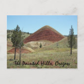 ペイントドヒルズ、オレゴン州 旅行写真 ポストカード (正面)