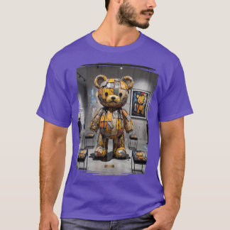 ペイントドリップテディベアグランジ Tシャツ