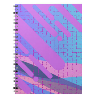 ペイントドリップ鮮やか抽象画 ノートブック