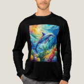 ペイントドルフィン トライブレンドＴシャツ (正面)