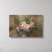 ペイントバラ 18" x 12"  キャンバスプリント (正面)