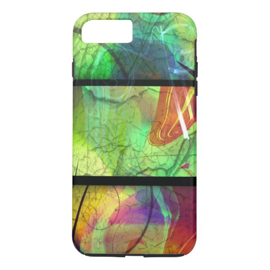 ペイントパネル抽象iPhone 7 Plusケース Case-Mate iPhoneケース (裏面)