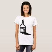 ペイントブラシのアイコン Tシャツ (正面フル)