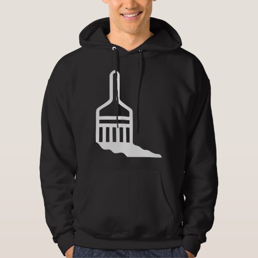 ペイントブラシアイコン パーカ (正面)