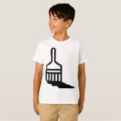 ペイントブラシアイコン Tシャツ (正面フル)