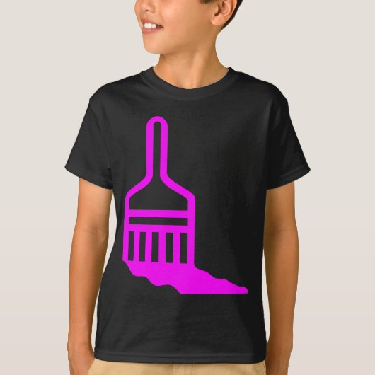 ペイントブラシアイコン Tシャツ (正面)