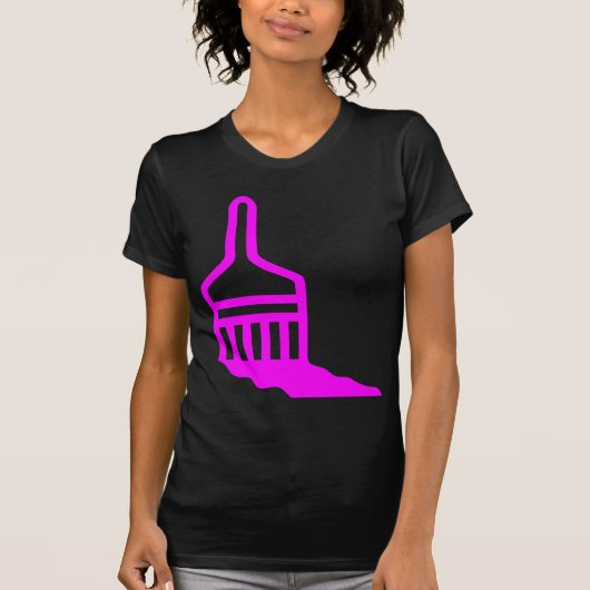 ペイントブラシアイコン Tシャツ (正面)
