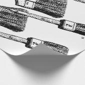 ペイントブラシデザイン ラッピングペーパー (角)