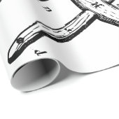 ペイントブラシデザイン ラッピングペーパー (ロールコーナー)