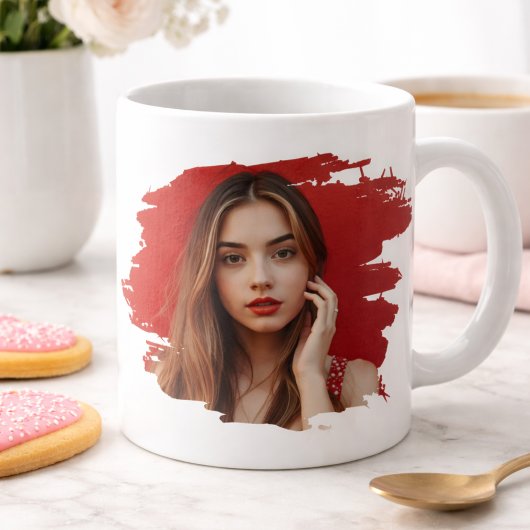 ペイントブラシフォト コーヒーマグカップ