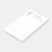 ペイントブラシペンシルアートクラフトスクール先生 ポストイット (アングル)