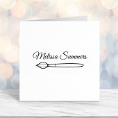 ペイントブラシ名前をカスタムする セルフインキングスタンプ