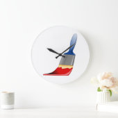 ペイントブラシ時計 ラージ壁時計 (ホーム)