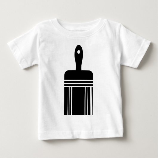 ペイントブラシ02 ベビーTシャツ (正面)