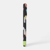 ペイントブラシ、カラフルな筆致、あなたの名前 iPhone 16ケース (右側面)