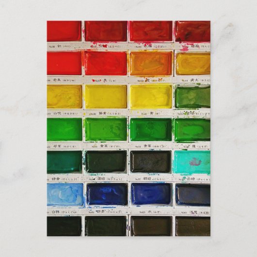 ペイントボックス ポストカード (正面)