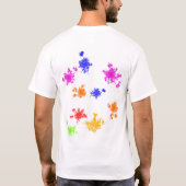 ペイントボールだれでもか。 Tシャツ (裏面)