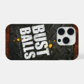 ペイントボールでぶっ飛ばせ iPhoneケース (裏面横)