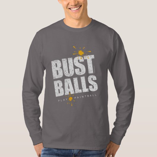 ペイントボールでぶっ飛ばせ Tシャツ (正面)