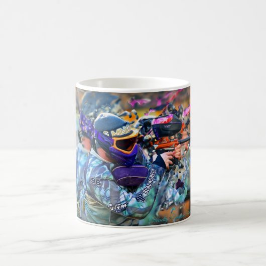 ペイントボールのコーヒー・マグSR2 コーヒーマグカップ (中央)