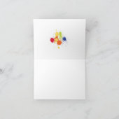 ペイントボールのサンキューカード サンキューカード (内部)