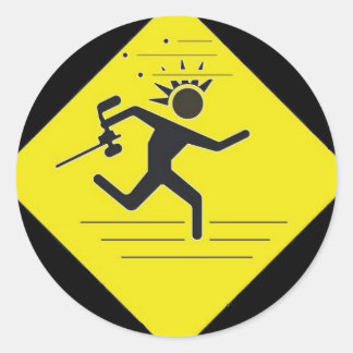 ペイントボールのステッカー ラウンドシール