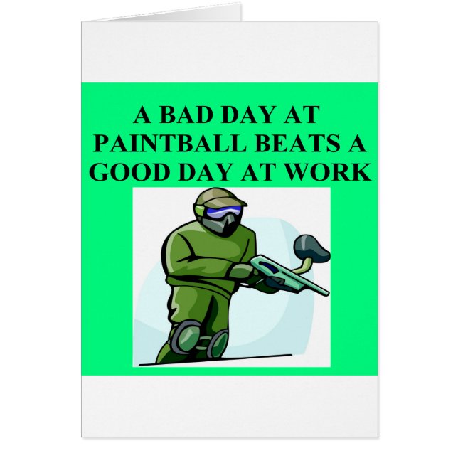 ペイントボールのビートの仕事 (正面)