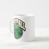 ペイントボールのロゴ コーヒーマグカップ (正面左)