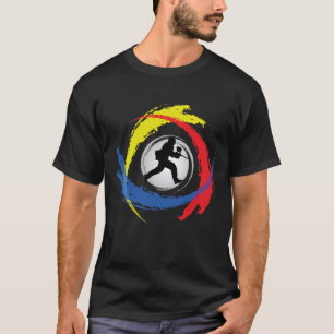 ペイントボールの三色の紋章 Tシャツ