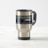 ペイントボールの引用文のマグ トラベルマグ (正面右)