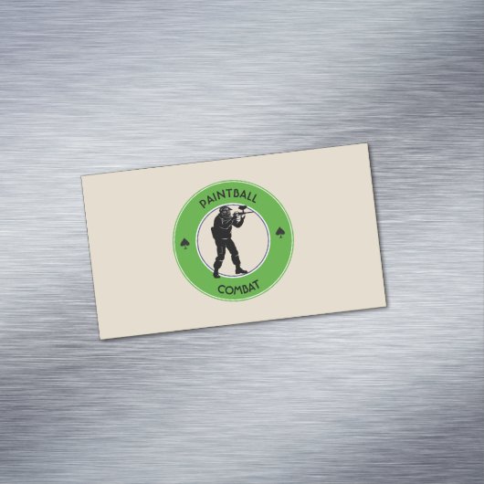 ペイントボールの戦い マグネット名刺 (インサイチュ)