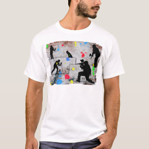 ペイントボールの戦い Tシャツ