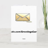 ペイントボールの挨拶状 カード (裏面)