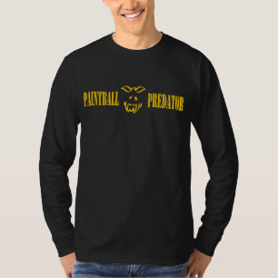 ペイントボールの捕食者のロゴ Tシャツ
