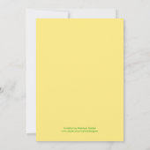 ペイントボールの誕生日のパーティの招待状 招待状 (裏面)