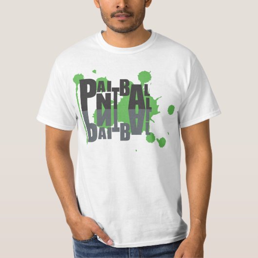 ペイントボールの鏡のTシャツ Tシャツ (正面)