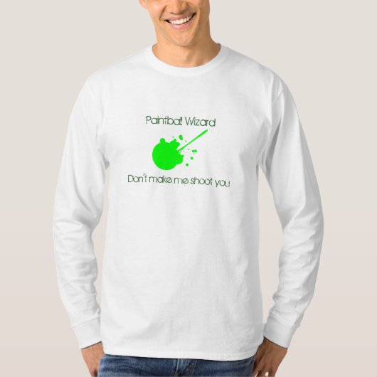 ペイントボールの魔法使い Tシャツ (正面)