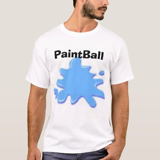 ペイントボールのsplat tシャツ (正面)